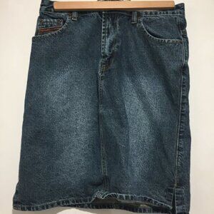 VINTAGE BBZ DENIM MIDI SKIRTS